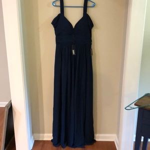 Lulu’s Make Me Move Navy Maxi Dress